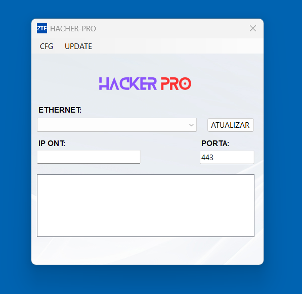 Botão atualizar destacado